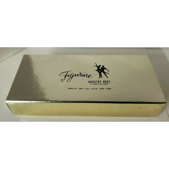 Vintage Dorothy Gray "Figurine" 3 Bar Soap Set in Original Box Rare U34 - Picture 4 of 5